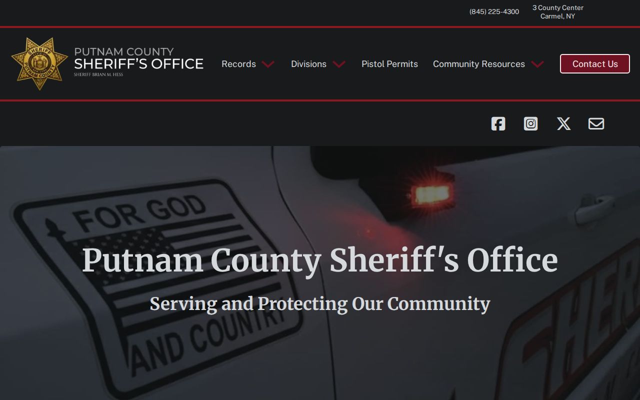 Putnam County Sheriff official booking record source